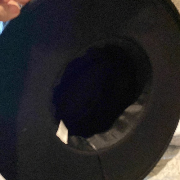 Western Hat Black with attached band - Picture 6 of 7